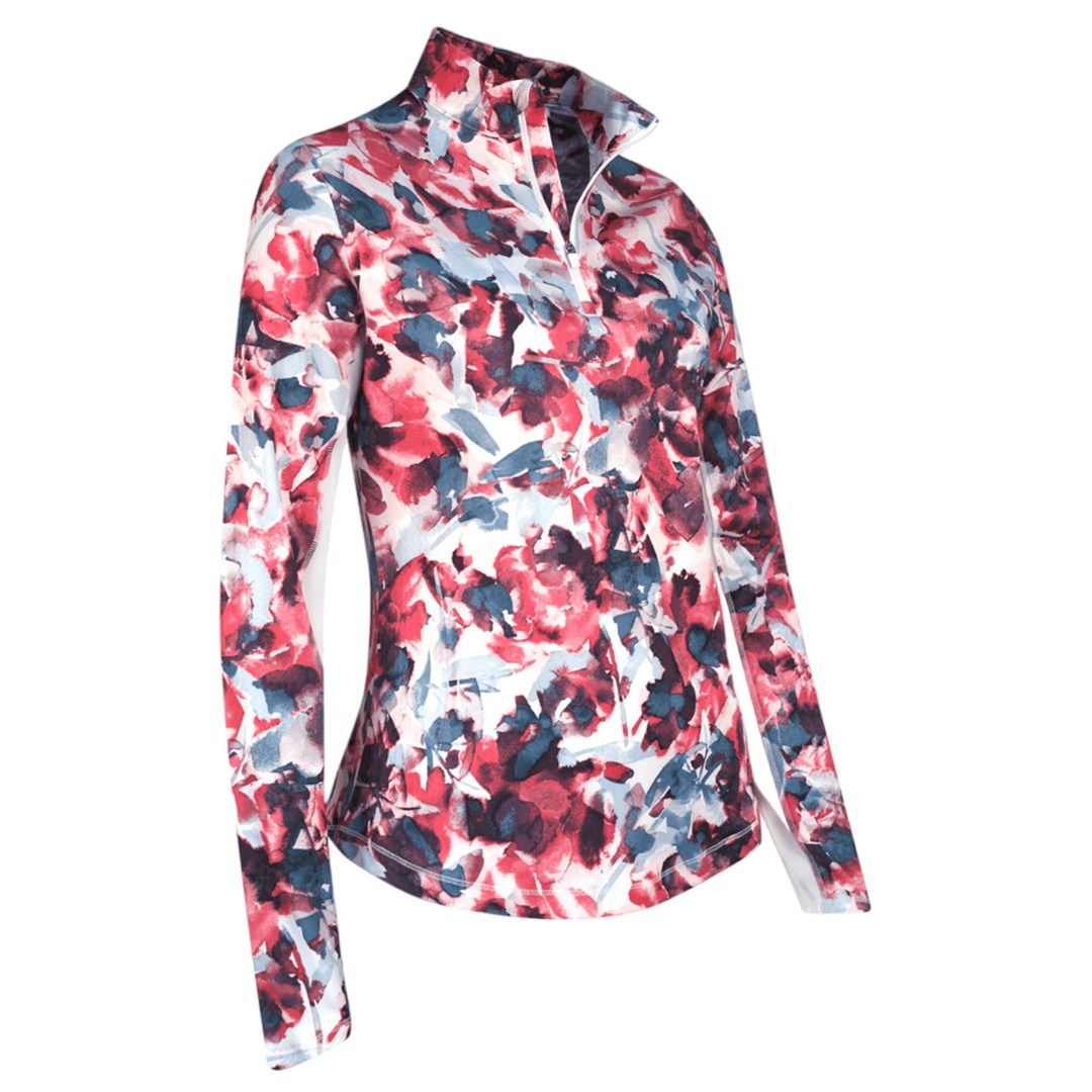 Callaway Ladies Floral Sun Protection Golf Top CGKSD013