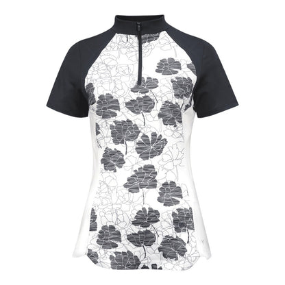 Callaway Ladies Texture Floral Golf Polo CGKSD012
