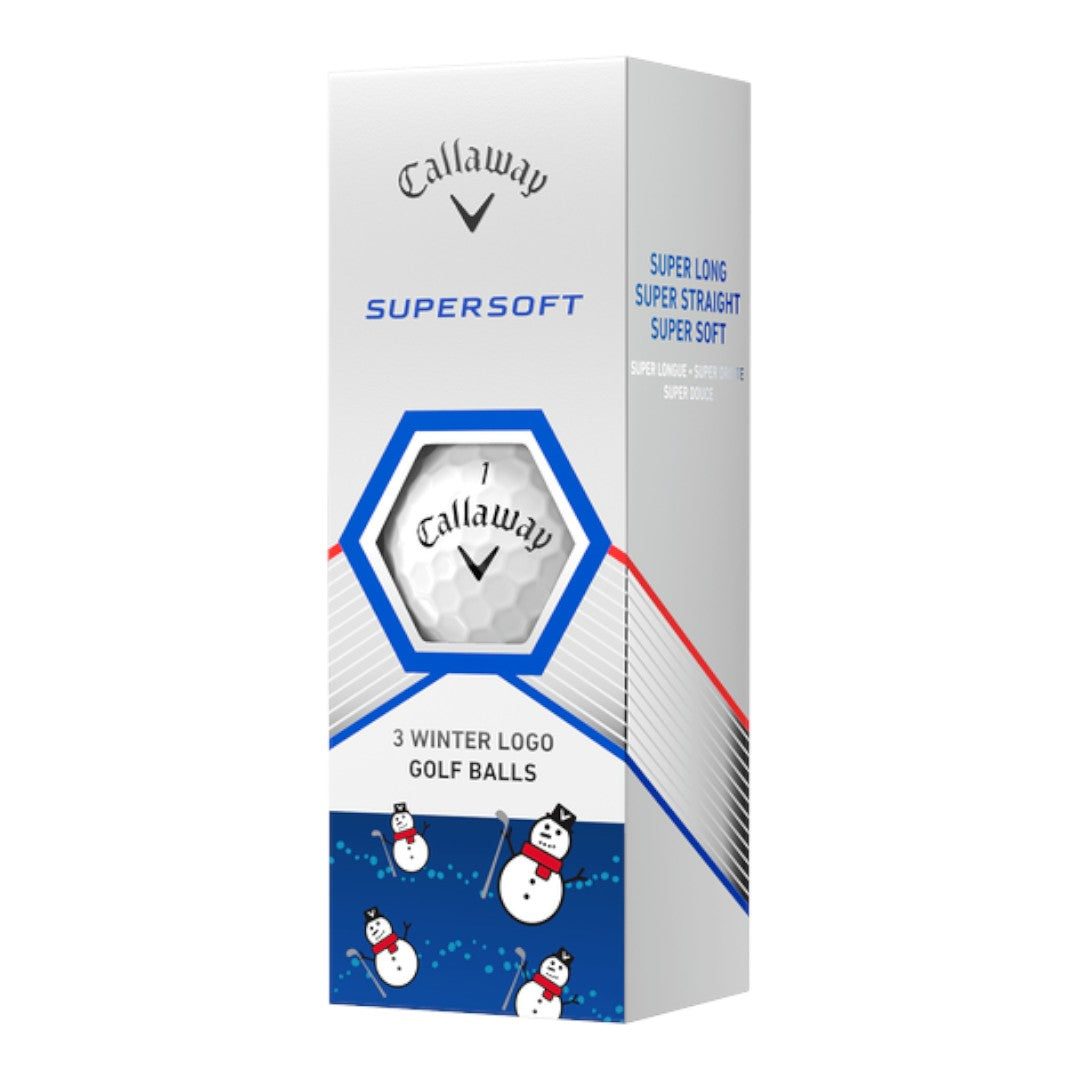 Callaway Limited Edition Supersoft Winter Golf Balls | White