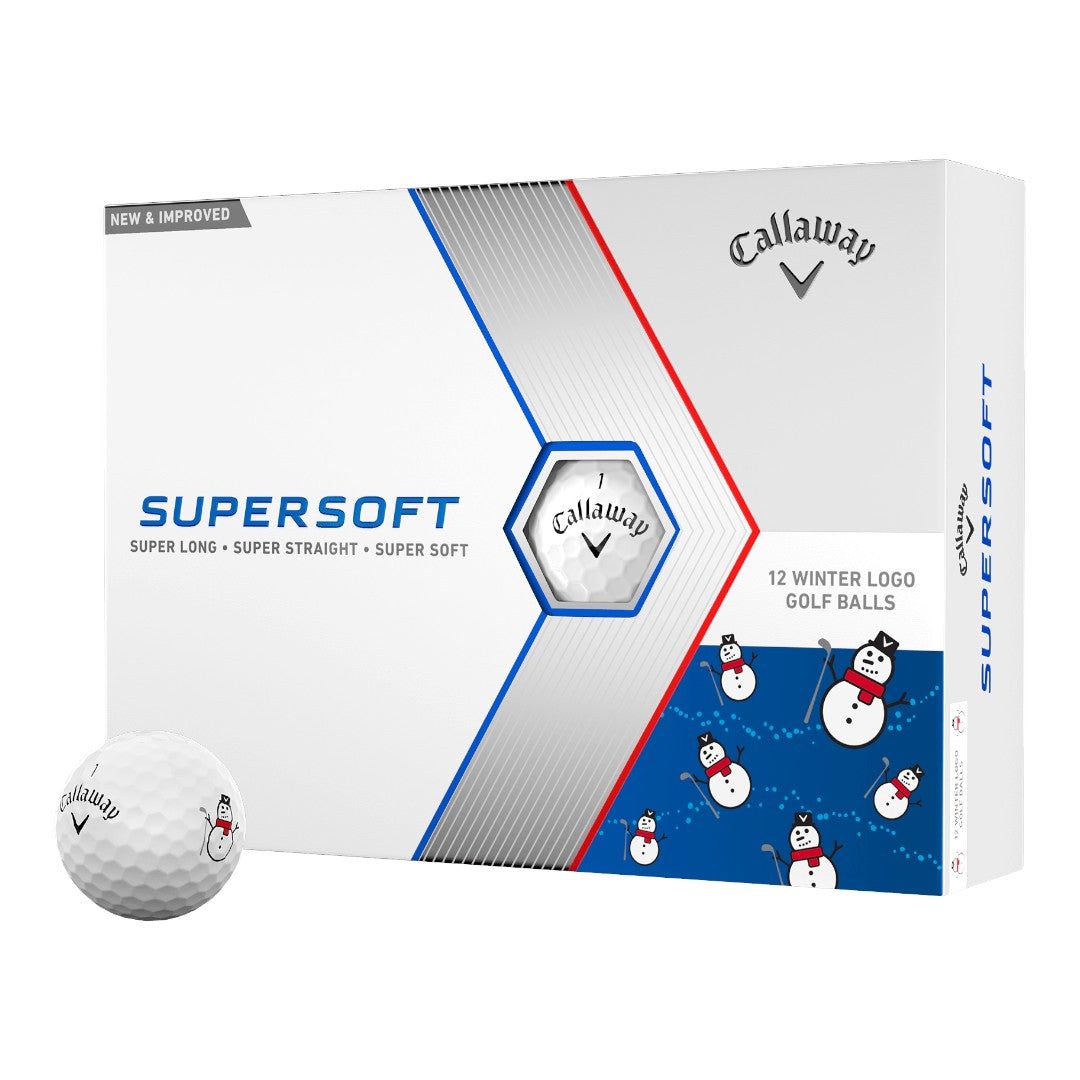 Callaway Limited Edition Supersoft Winter Golf Balls | White