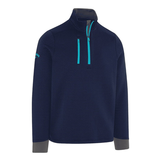 Callaway Midweight Textured 1/4-Zip Golf Fleece CGKFD038
