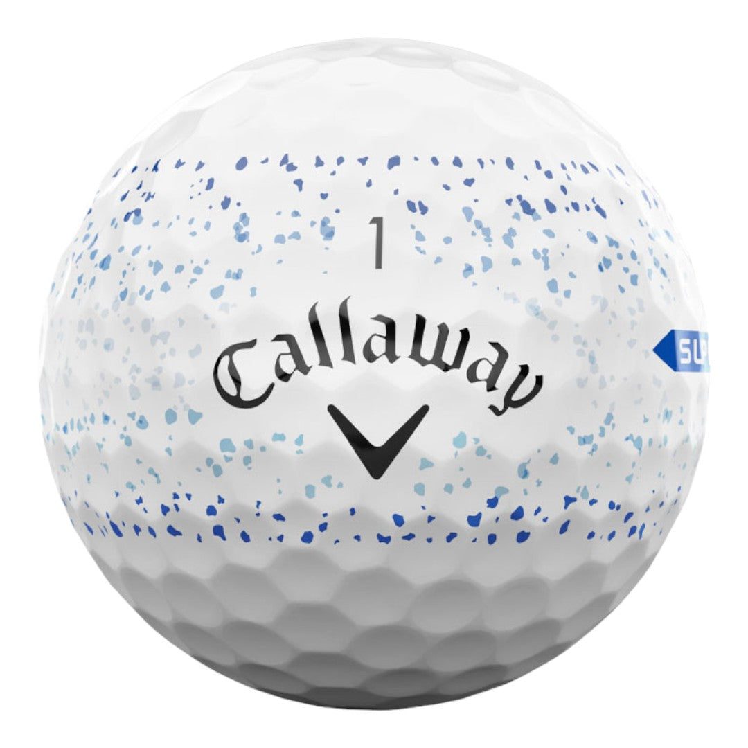 Callaway Supersoft 2024 Blue Splatter Golf Balls
