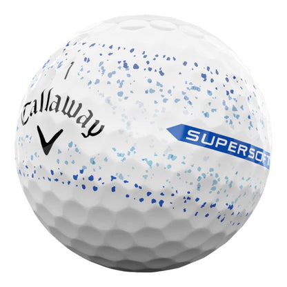 Callaway Supersoft 2024 Blue Splatter Golf Balls