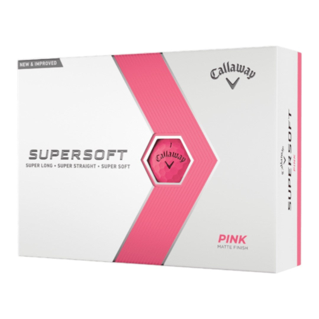 Callaway Supersoft Golf Balls | Matte Pink