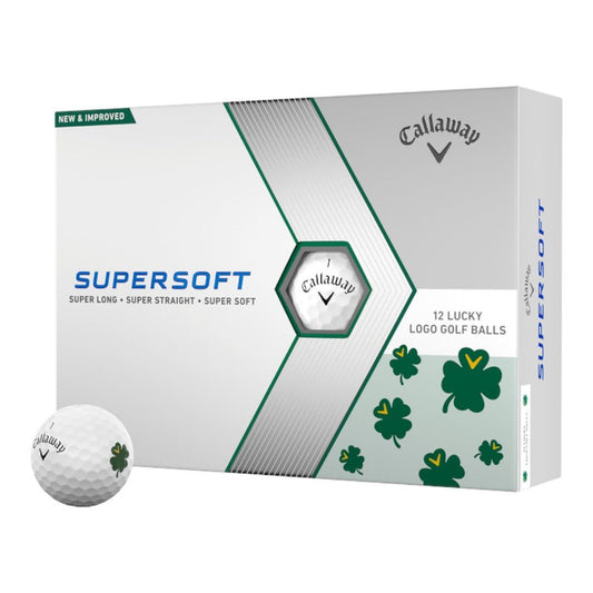 Callaway Supersoft Lucky Golf Balls | White