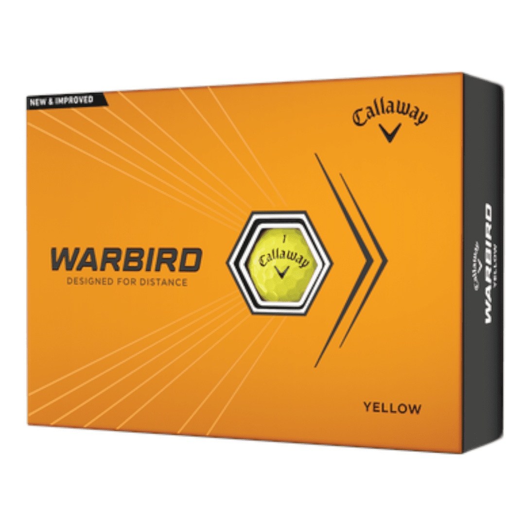 Callaway Warbird Golf Balls | Yellow