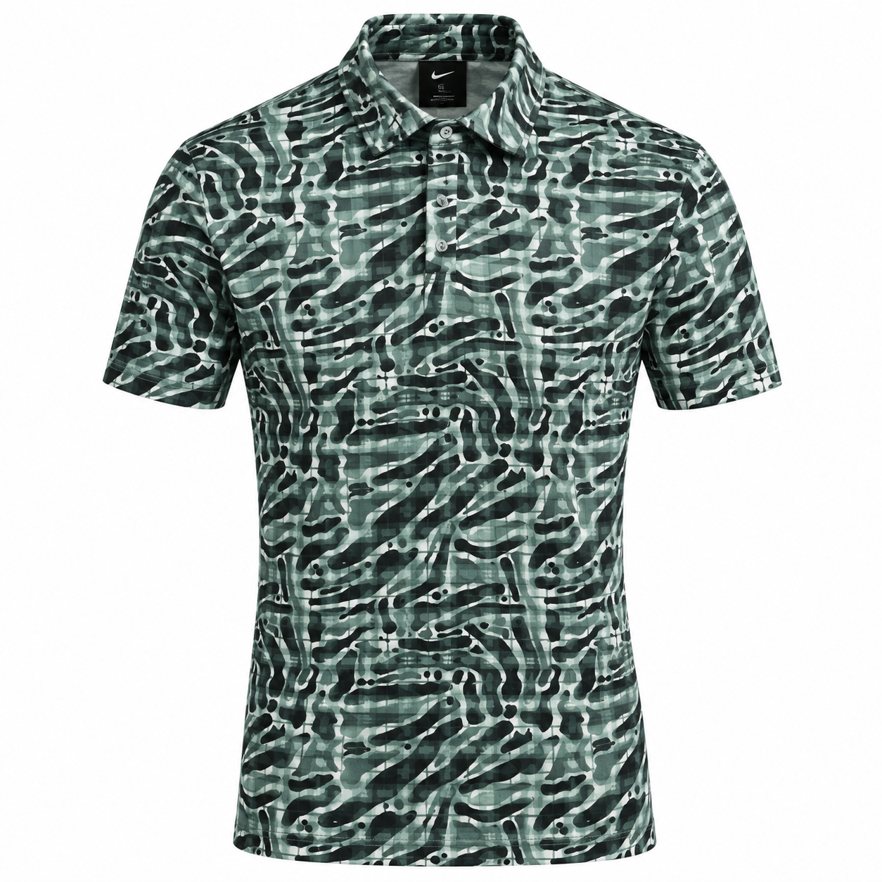 Nike Golf Par 5 Tartan Camo Golf Polo Shirt IO0691