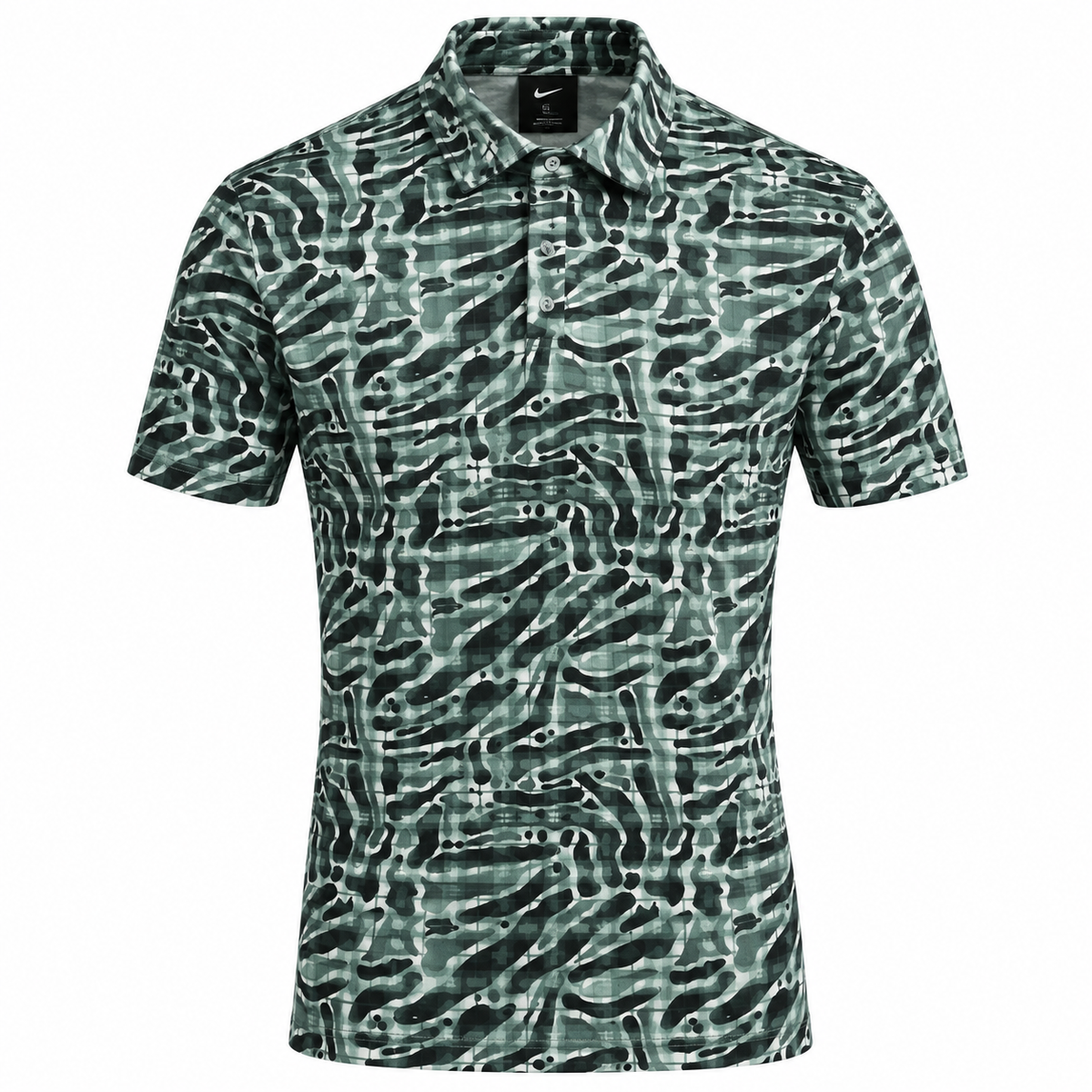 Nike Golf Par 5 Tartan Camo Golf Polo Shirt IO0691