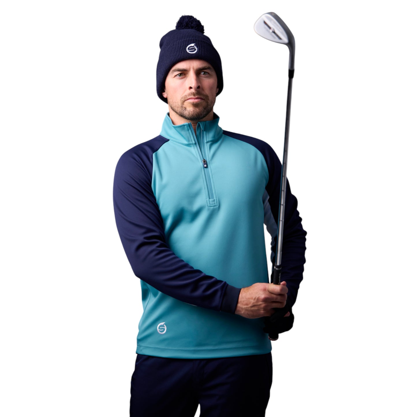 Sunderland Colorado Showerproof 1/4 Zip Golf Mid Layer SUNMM103