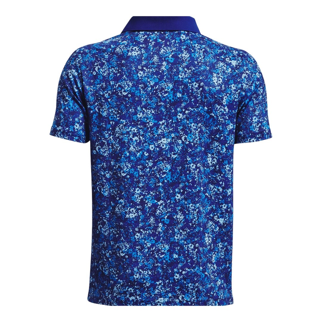 Junior Under Armour Performance Floral Speckle Golf Polo Shirt 1377348