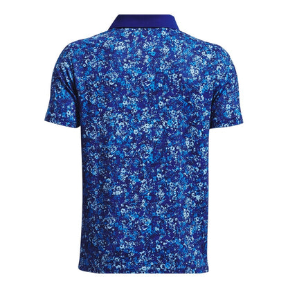 Junior Under Armour Performance Floral Speckle Golf Polo Shirt 1377348