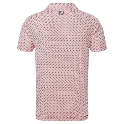 FootJoy Leaping Dolphins Print Lisle Golf Shirt 88352