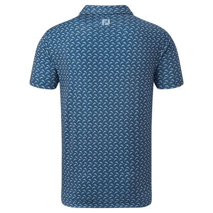 FootJoy Leaping Dolphins Print Lisle Golf Shirt 88353
