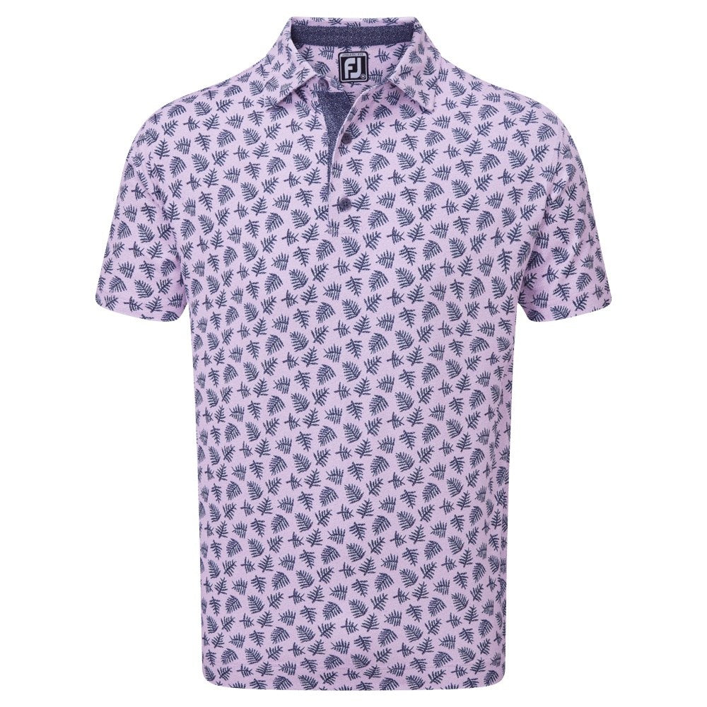 FootJoy Shadow Palm Print Pique Golf Shirt 88373