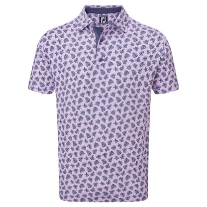 FootJoy Shadow Palm Print Pique Golf Shirt 88373