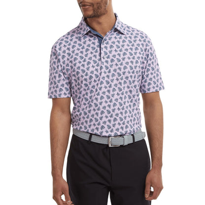 FootJoy Shadow Palm Print Pique Golf Shirt 88373