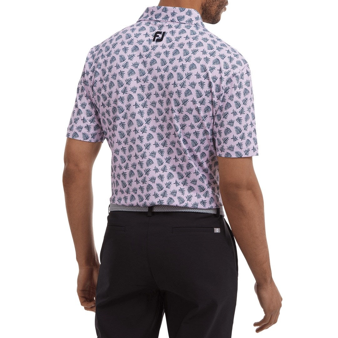FootJoy Shadow Palm Print Pique Golf Shirt 88373