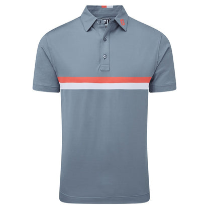 FootJoy Double Chest Band Pique Golf Polo Shirt 88390