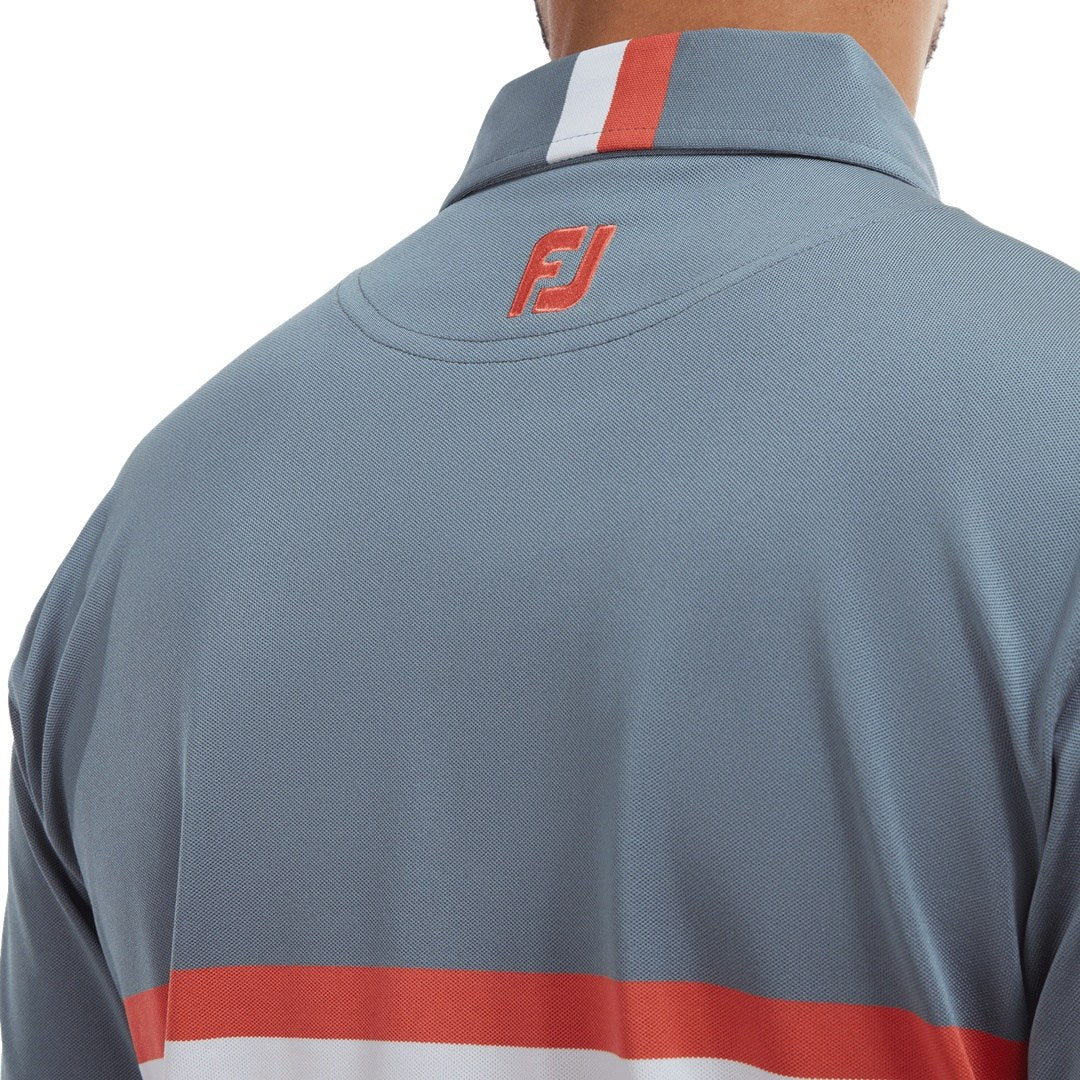 FootJoy Double Chest Band Pique Golf Polo Shirt 88390
