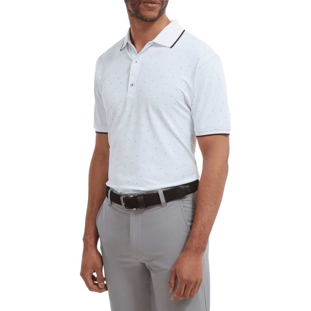 FootJoy Push Play Print Pique Golf Shirt 88393
