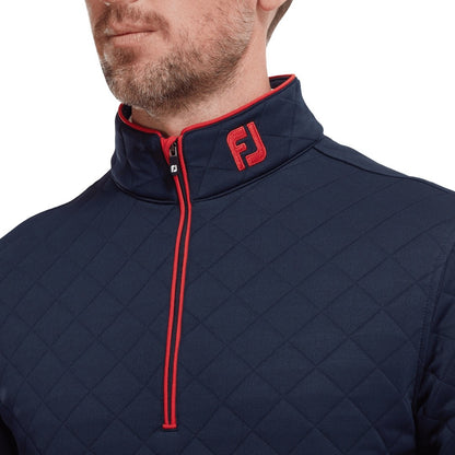 Footjoy Diamond Quilted Chill Out Golf Pullover 88452