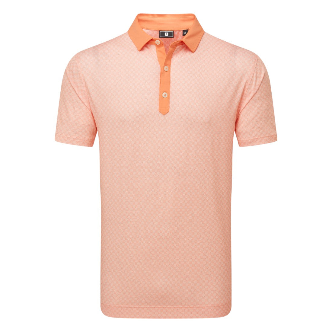 FootJoy Checker Print Lisle Golf Polo Shirt 34014