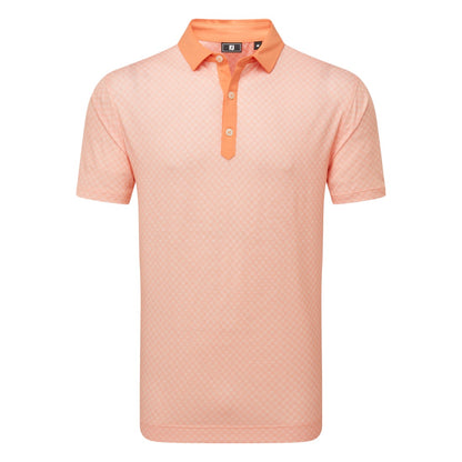 FootJoy Checker Print Lisle Golf Polo Shirt 34014