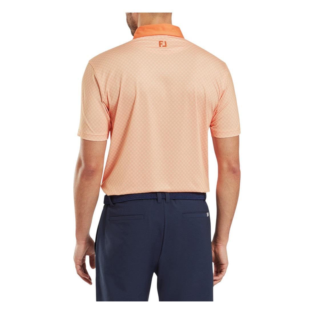 FootJoy Checker Print Lisle Golf Polo Shirt 34014