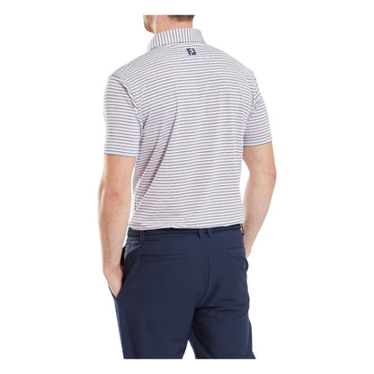 FootJoy Balance Stripe Lisle Golf Polo Shirt 34025