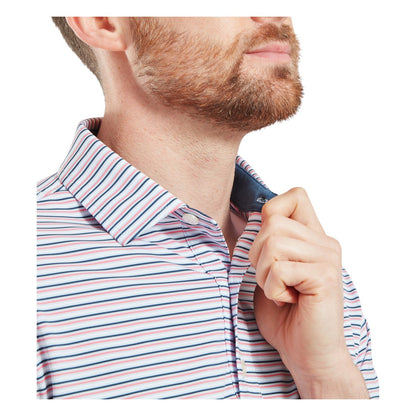 FootJoy Balance Stripe Lisle Golf Polo Shirt 34025