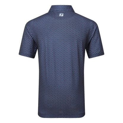 FootJoy Bounce Print Pique Golf Polo Shirt 34036