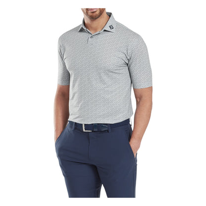 FootJoy Bounce Print Pique Golf Polo Shirt 34039