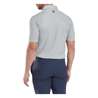 FootJoy Bounce Print Pique Golf Polo Shirt 34039