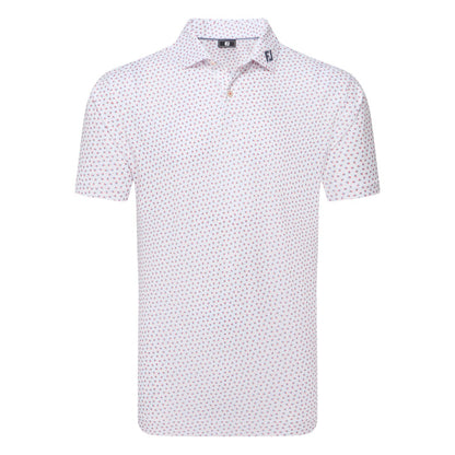 FootJoy Bounce Print Pique Golf Polo Shirt 34042