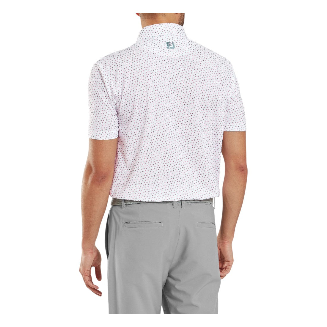 FootJoy Bounce Print Pique Golf Polo Shirt 34042