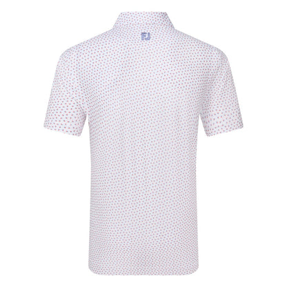 FootJoy Bounce Print Pique Golf Polo Shirt 34042