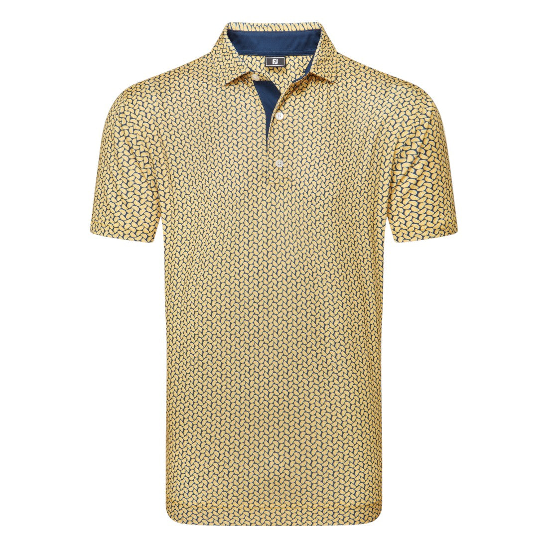 FootJoy Citrus Print Lisle Golf Polo Shirt 34044