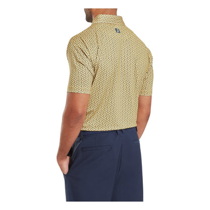 FootJoy Citrus Print Lisle Golf Polo Shirt 34044