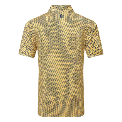 FootJoy Citrus Print Lisle Golf Polo Shirt 34044