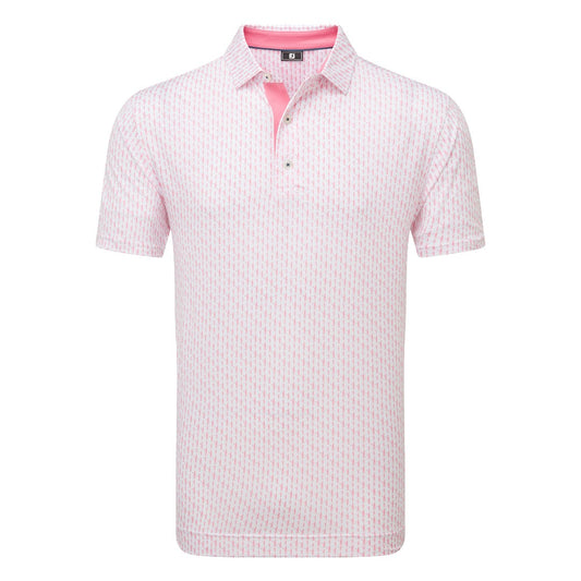 Footjoy Figure Print Lisle Golf Polo Shirt 34051