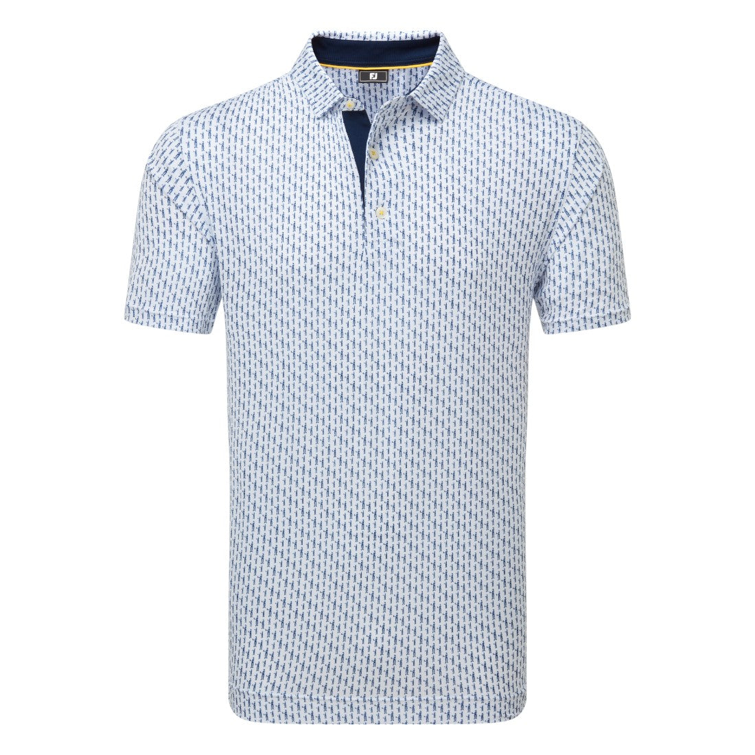 FootJoy Figure Print Lisle Golf Polo Shirt 34052