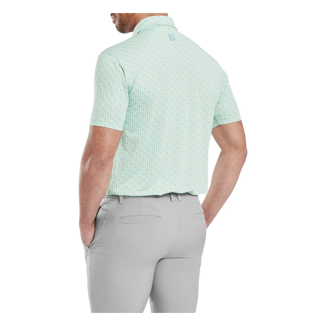 FootJoy Figure Print Lisle Golf Polo Shirt 34053