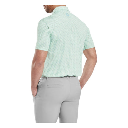 FootJoy Figure Print Lisle Golf Polo Shirt 34053