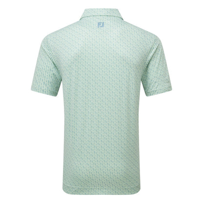 FootJoy Figure Print Lisle Golf Polo Shirt 34053