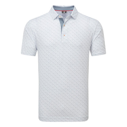 FootJoy Figure Print Lisle Golf Polo Shirt 34054