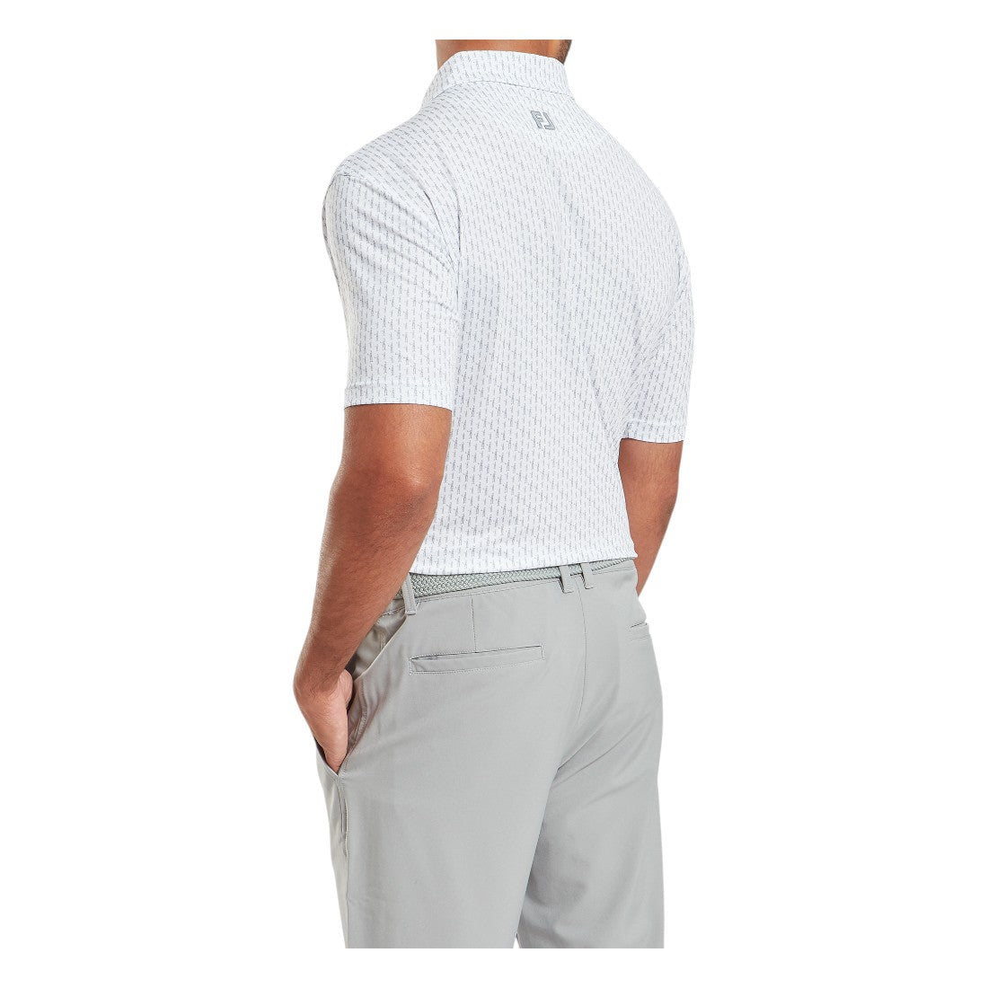 FootJoy Figure Print Lisle Golf Polo Shirt 34054