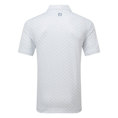 FootJoy Figure Print Lisle Golf Polo Shirt 34054