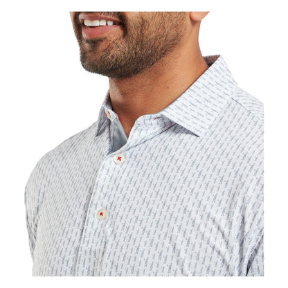 FootJoy Figure Print Lisle Golf Polo Shirt 34054