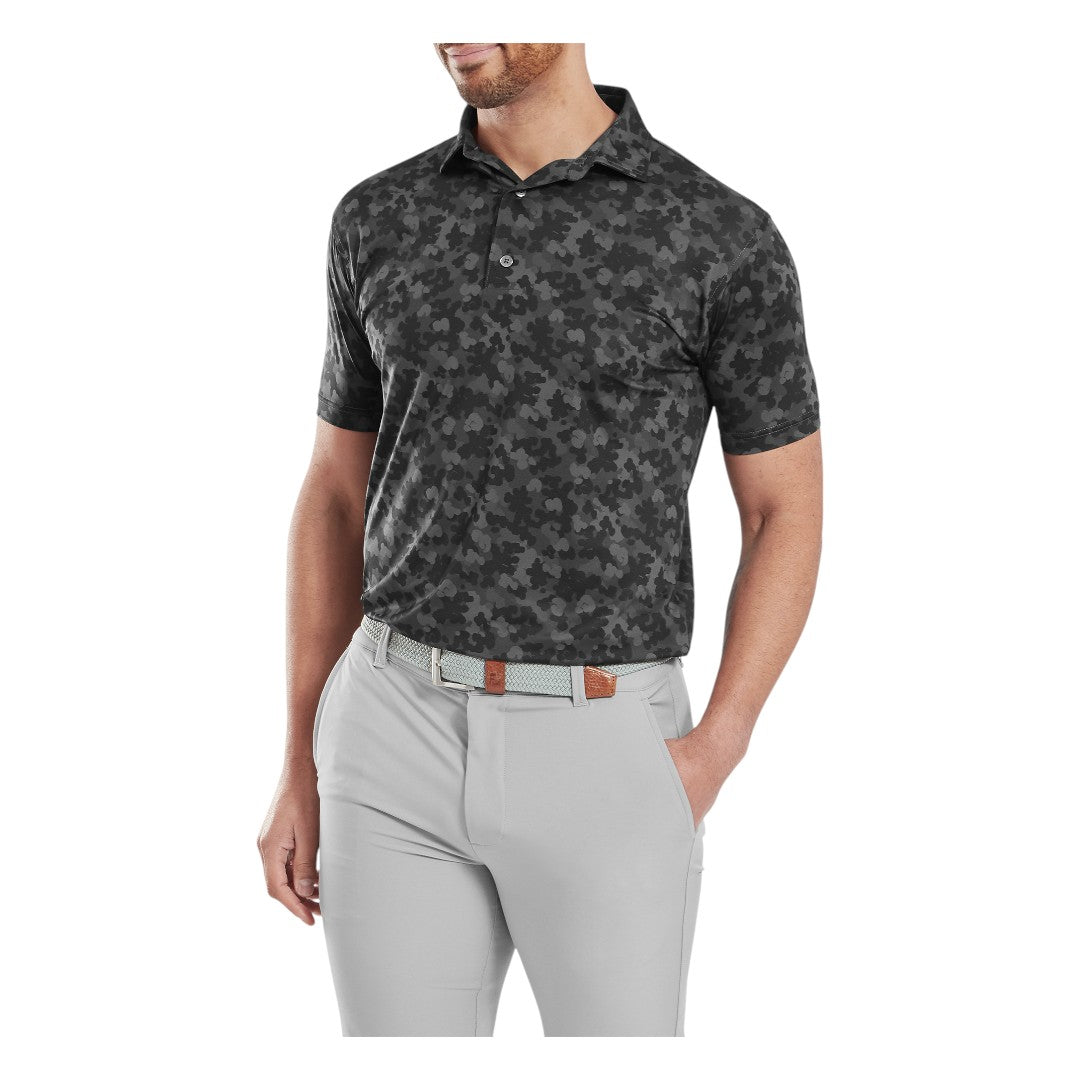 FootJoy Pop Camo Lisle Golf Polo Shirt 34063