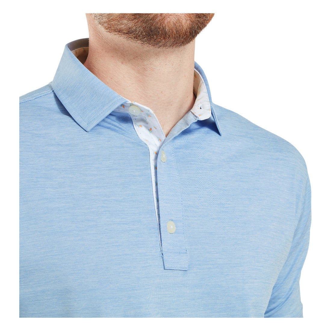 FootJoy Heather Lisle with Trim Golf Polo Shirt 34070
